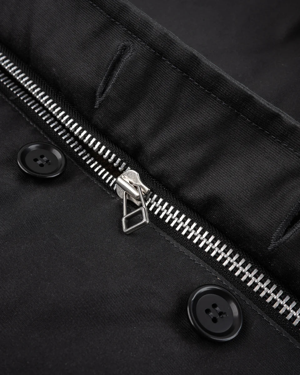 Iron Heart Oiled Whipcord N1 Deck Jacket - Black