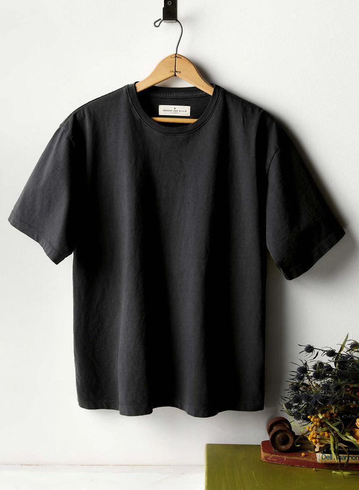 Imogene + Willie Knit Box Crew - Faded Black