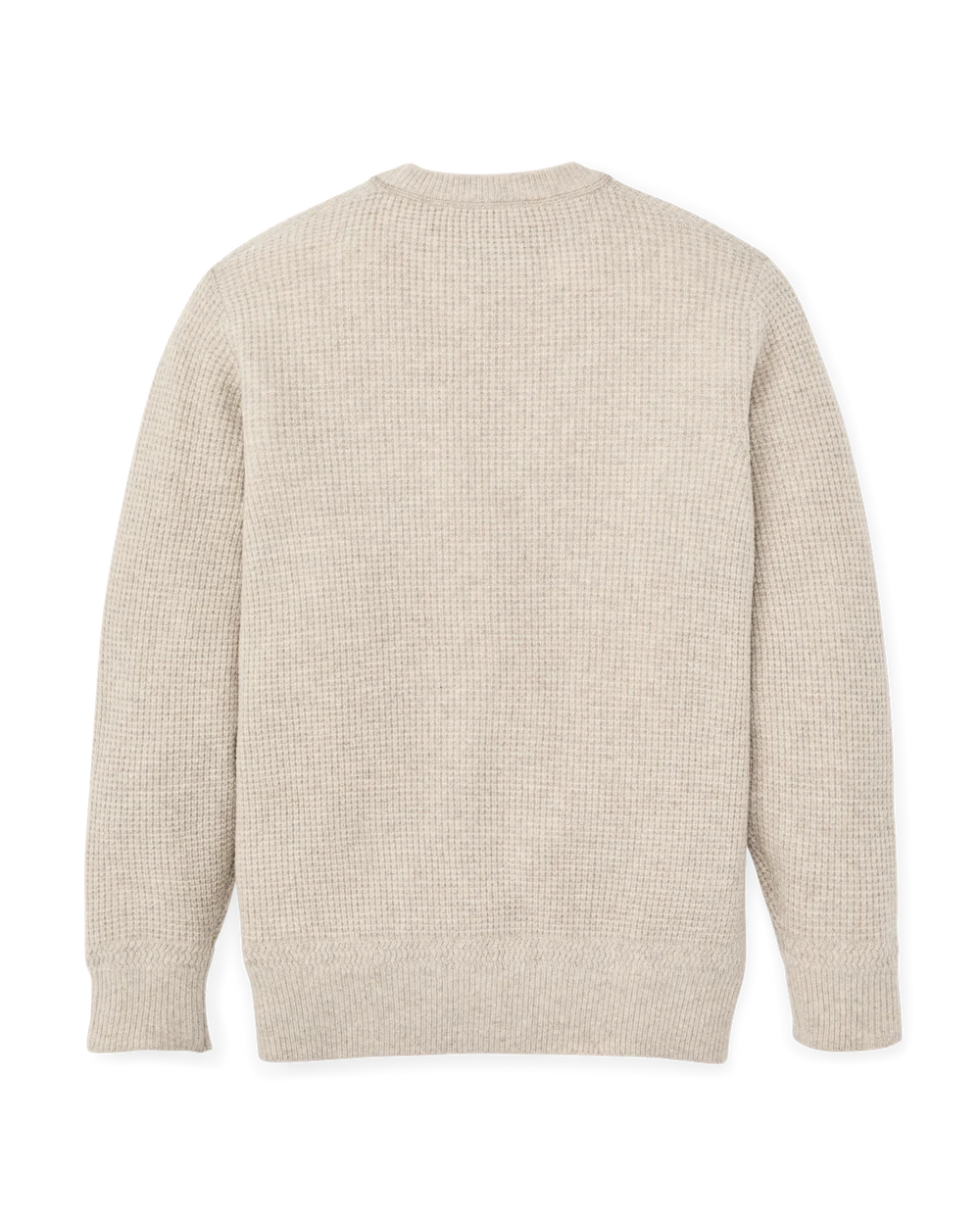 Filson Waffle Knit Merino Wool Sweater - Heather Natural