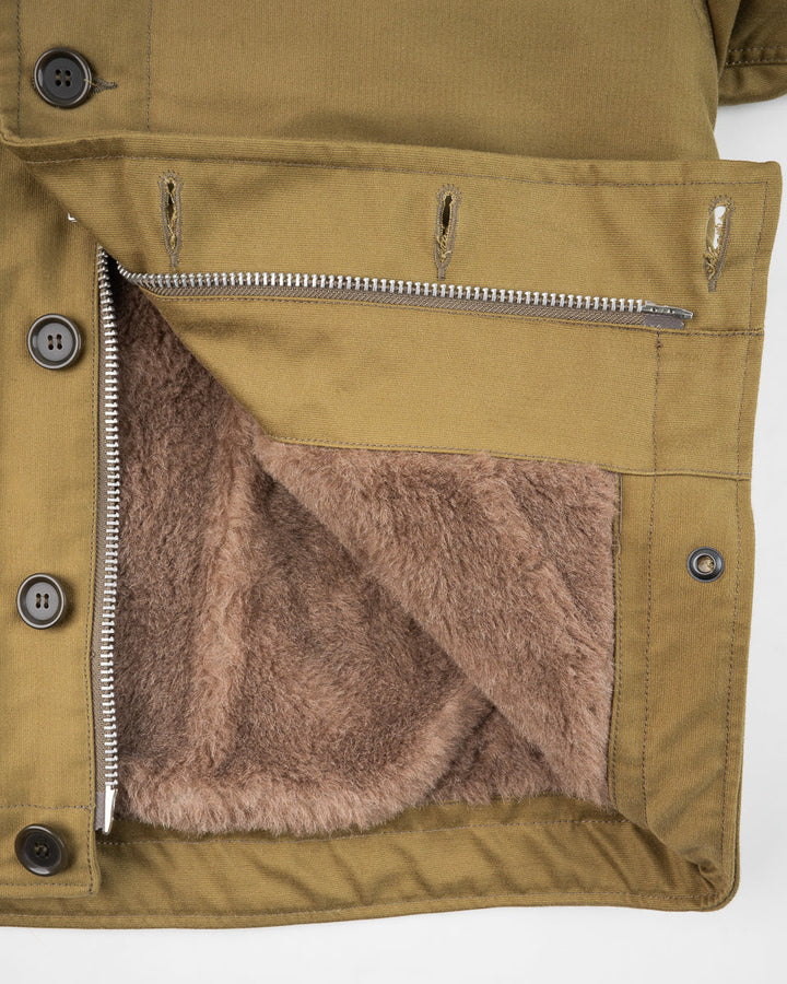 Iron Heart Whipcord N1 Deck Jacket - Khaki