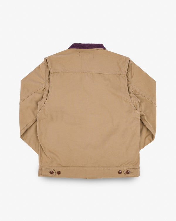 Iron Heart - 12oz Kurashikizome® Twill Work Jacket - Beige IHJ-144-BEI