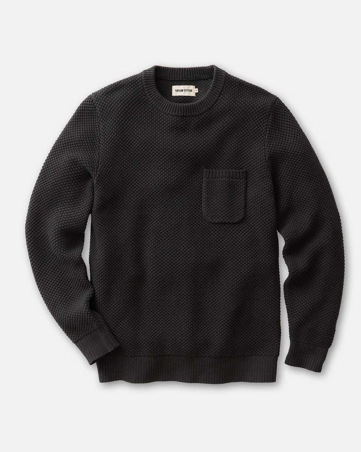 Taylor Stitch Crawford Crew Sweater - Charcoal
