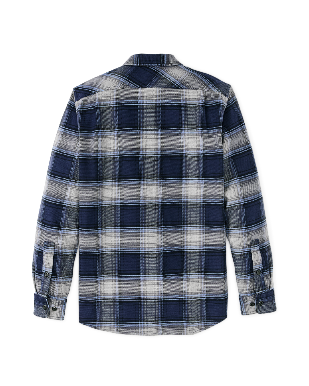 Filson Vintage Flannel Work Shirt - Light Blue / Navy Plaid