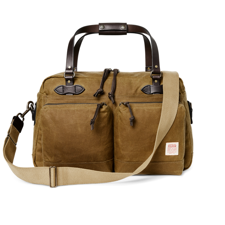 Filson - 48 Hour Tin Cloth Duffle Bag in Dark Tan