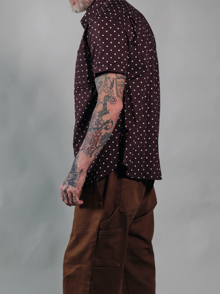 Monadic Fillmore Short Sleeve - Russet Dot