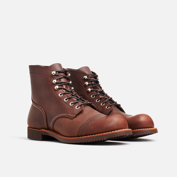 Red Wing アイアンレンジャー ブラウン Red Wing Seconds - Heritage Iron Ranger - Amber Harness leather