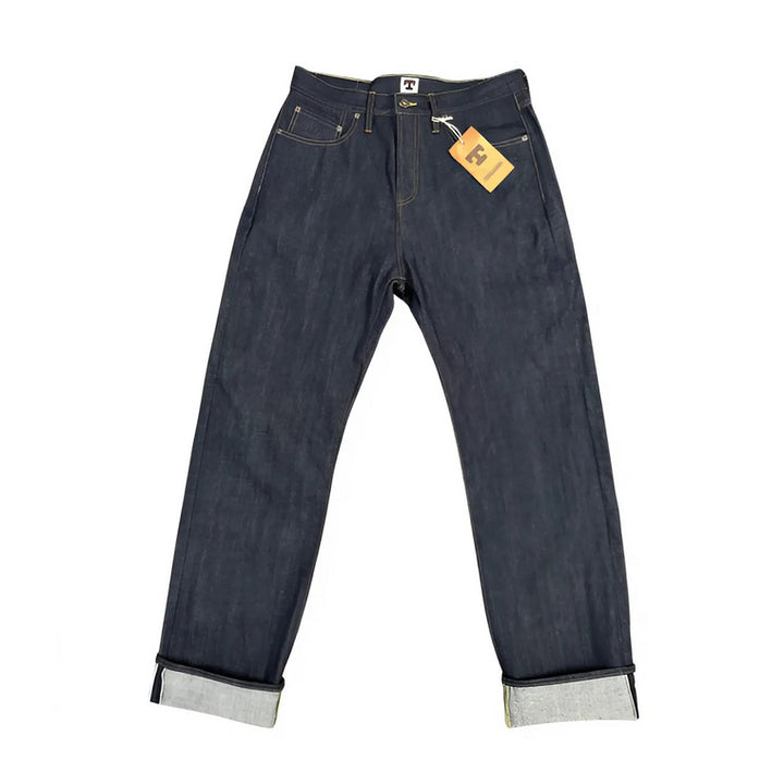 Tellason Fredy Wide Leg Selvedge Jeans - 14.75 oz