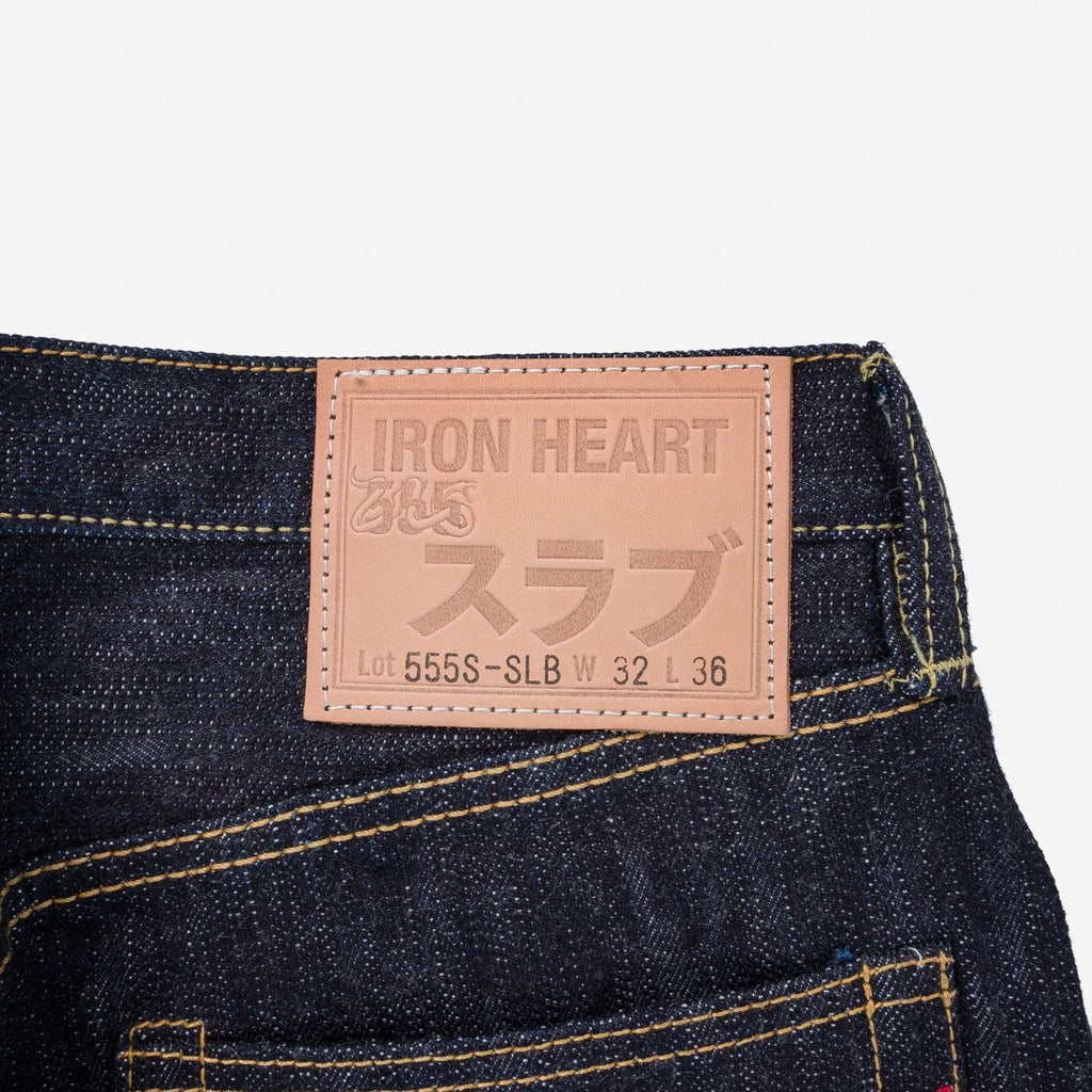 Iron Heart 16oz Slubby Selvedge Denim Super Slim Cut Jeans - Indigo IH-555S-SLB