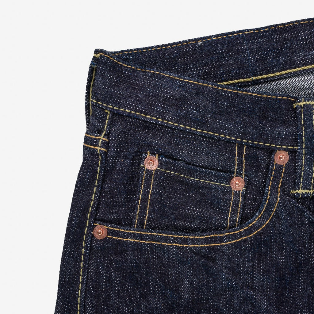 Iron Heart 16oz Slubby Selvedge Denim Super Slim Cut Jeans - Indigo IH-555S-SLB