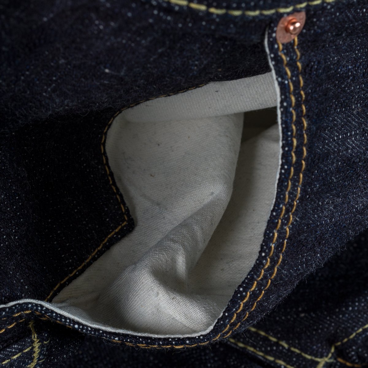 andmary ♡ Heart stitch denim S navy blue Heart stitch denim color light blue/blue beige/navy blue size s/m