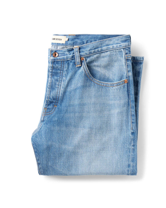 Taylor Stitch The Straight Jean - Light Wash Organic Selvedge