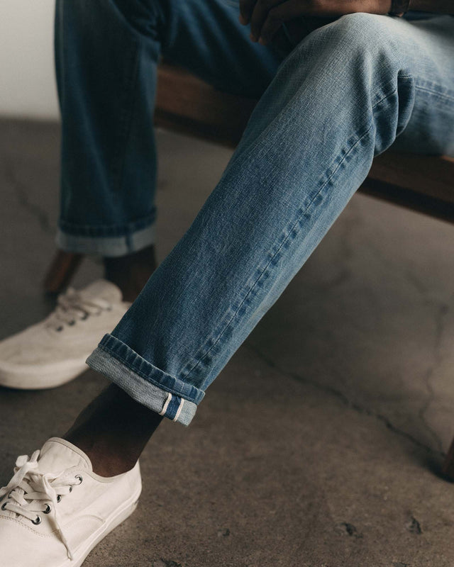 Taylor Stitch The Straight Jean - Light Wash Organic Selvedge