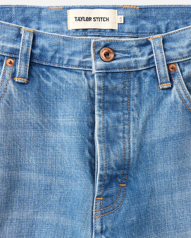 Taylor Stitch The Straight Jean - Light Wash Organic Selvedge