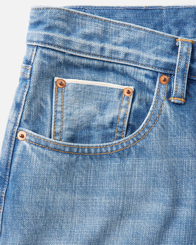 Taylor Stitch The Straight Jean - Light Wash Organic Selvedge