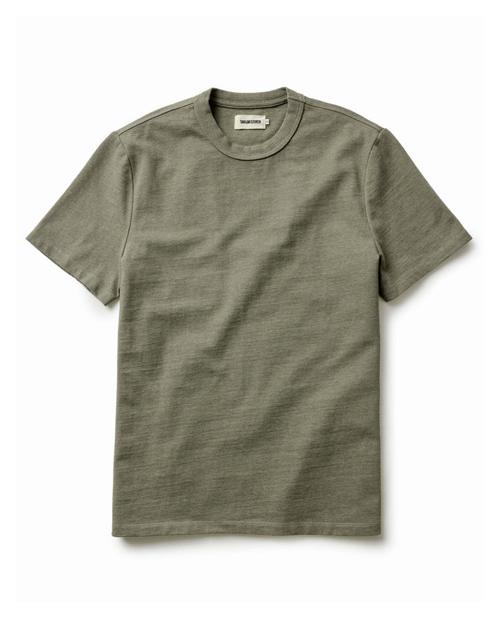 Taylor Stitch - The Organic Cotton Shop Tee in Army Twist