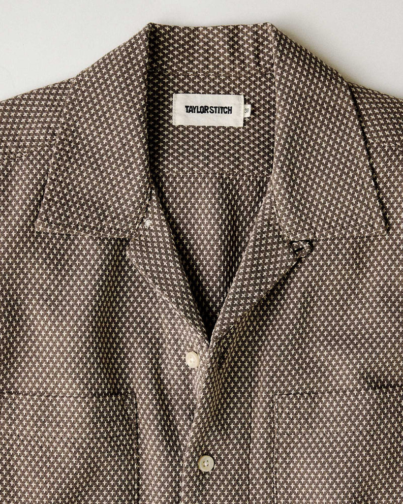 Taylor Stitch - The Conrad Shirt in Cocoa Dobby