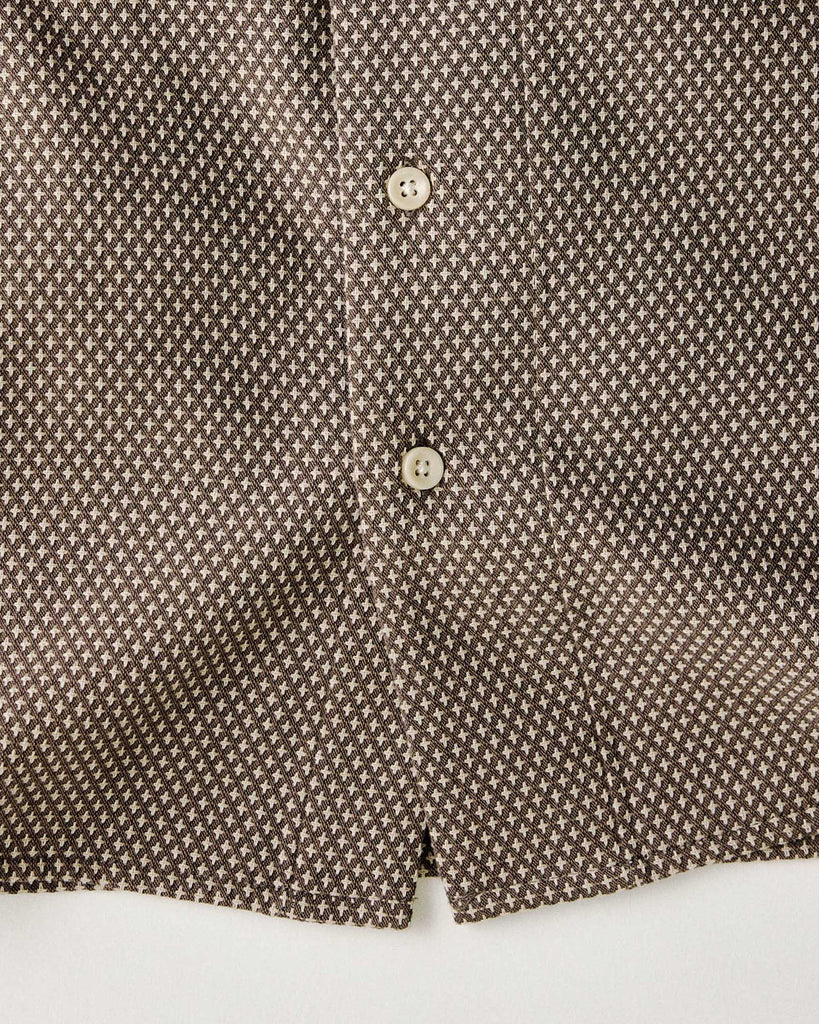 Taylor Stitch - The Conrad Shirt in Cocoa Dobby