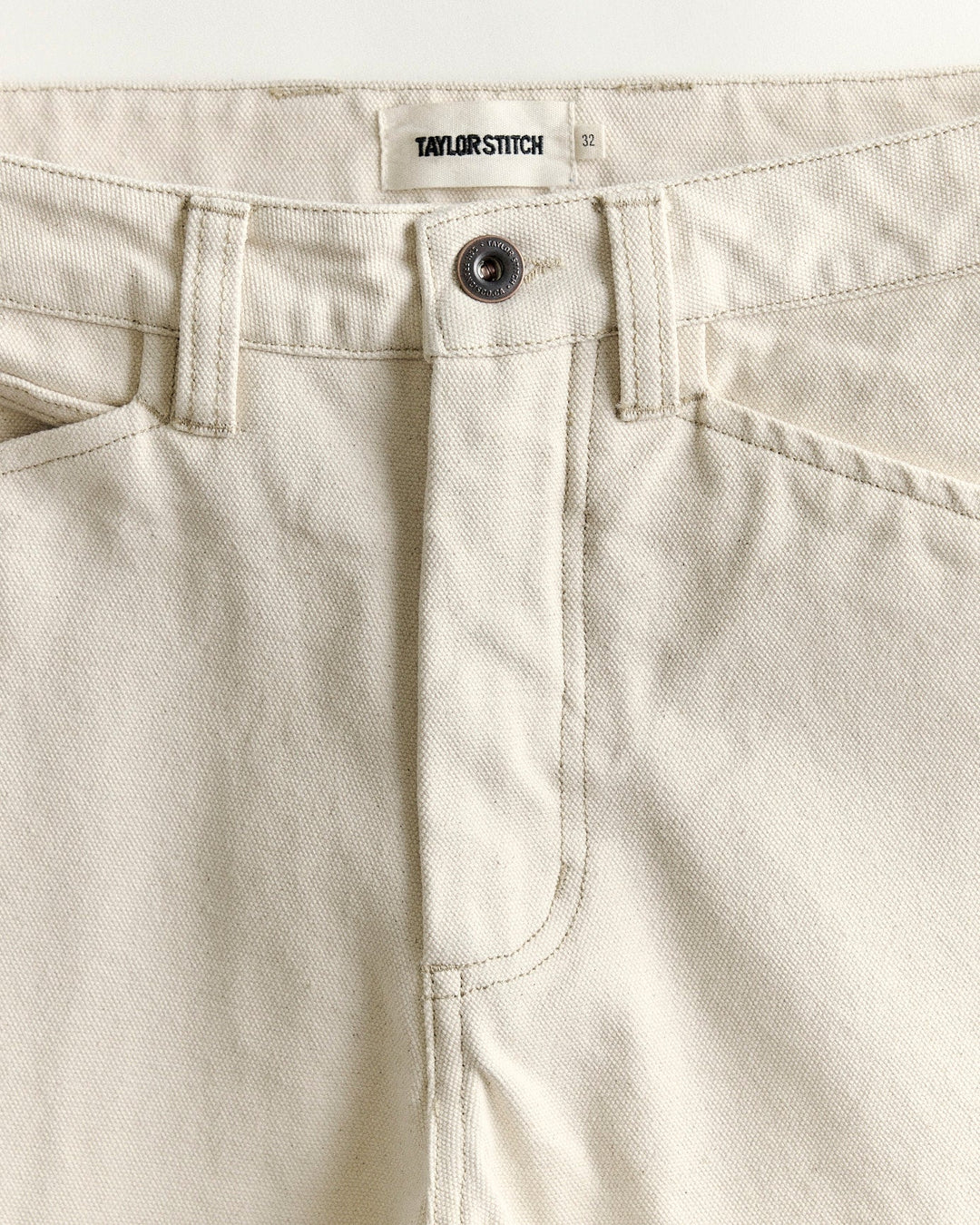 Taylor Stitch - The Painter Pant in Seeded Natural Chipped Canvas