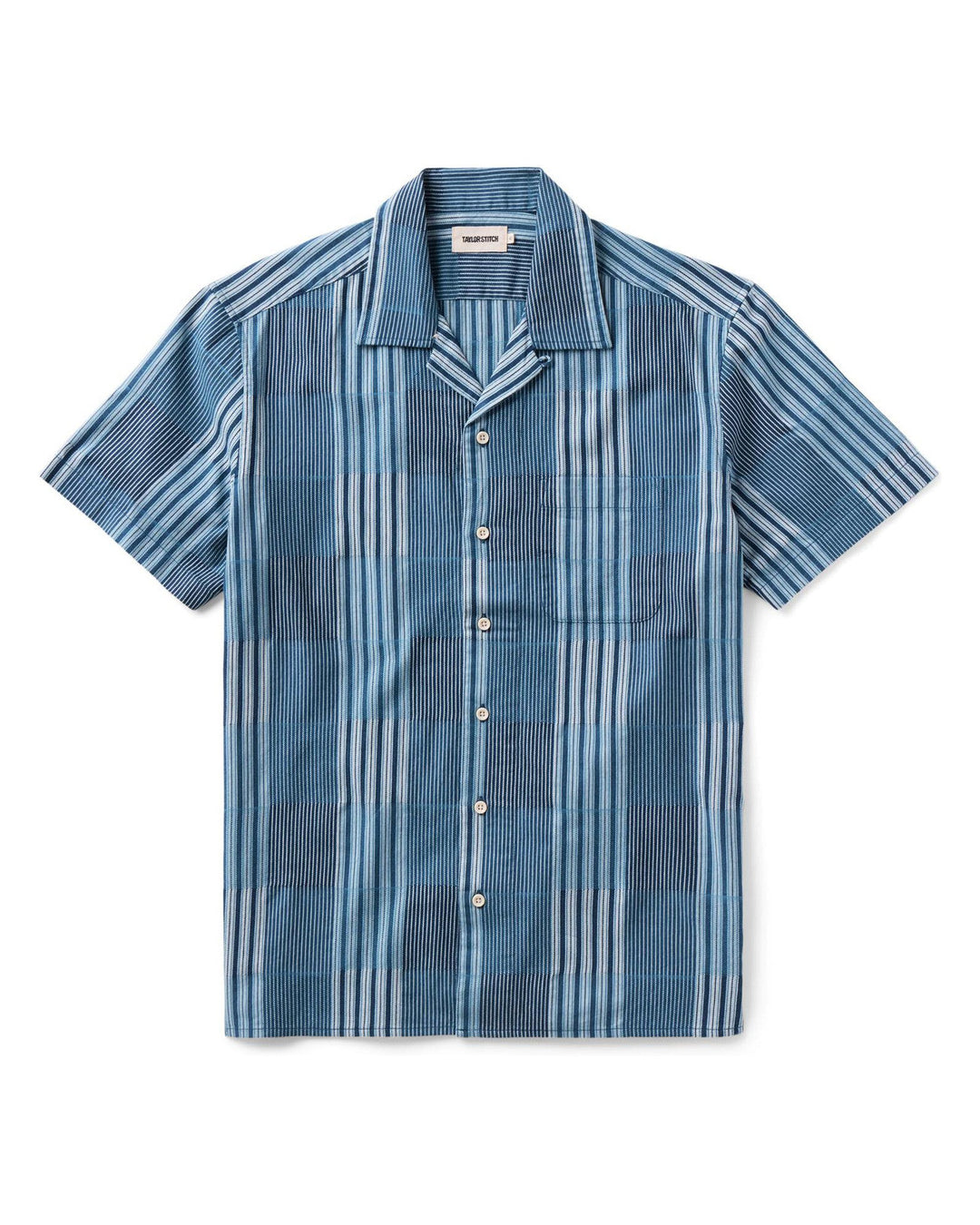 Taylor Stitch - The Hawthorne Shirt in Indigo Patchwork