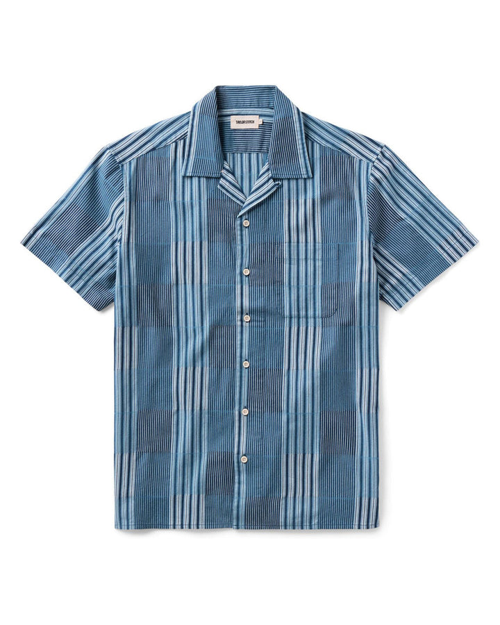 Taylor Stitch - The Hawthorne Shirt in Indigo Patchwork