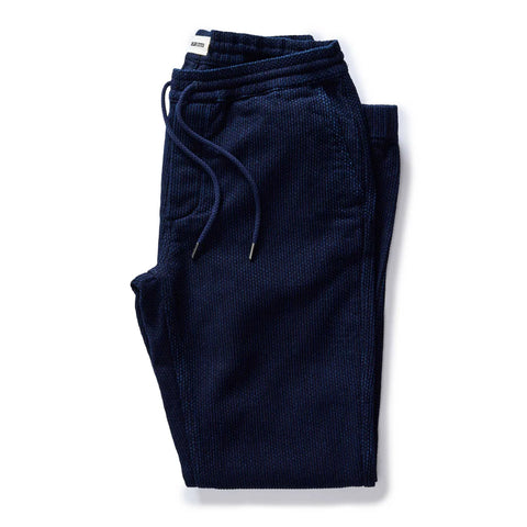 Taylor Stitch Après Pant - Rinsed Indigo Sashiko