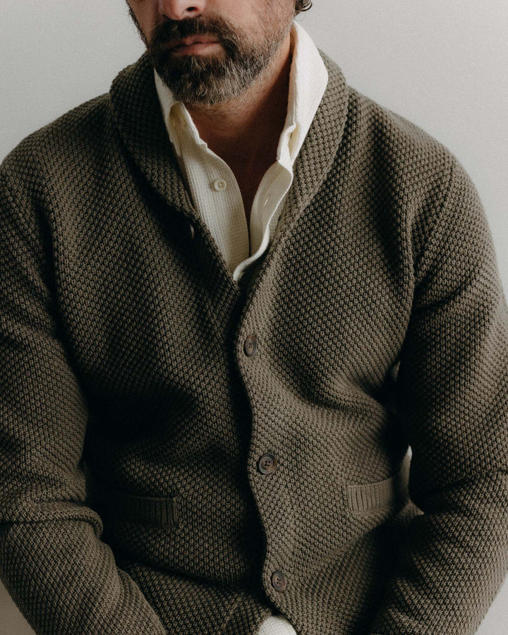 Taylor Stitch Crawford Sweater - Fatigue Olive