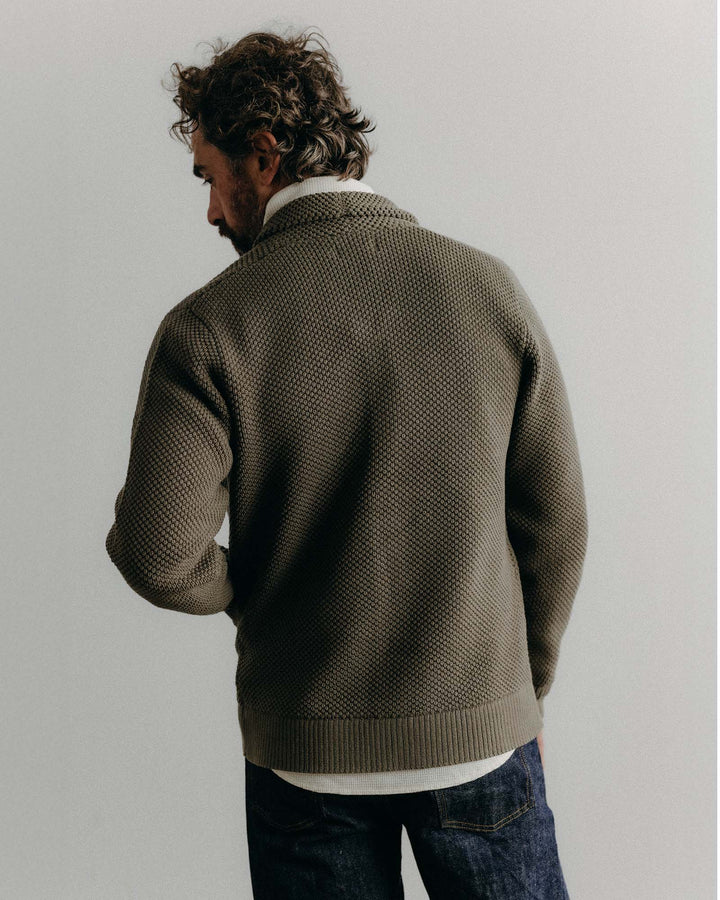 Taylor Stitch Crawford Sweater - Fatigue Olive