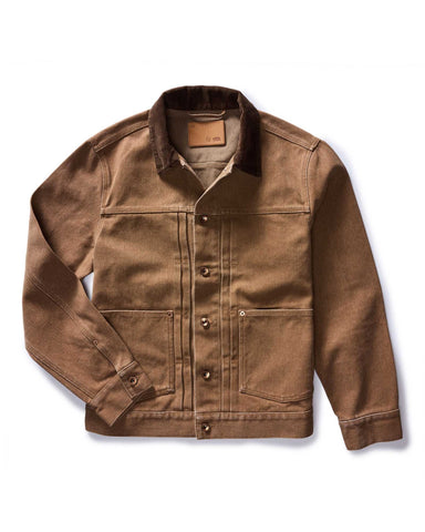 Taylor Stitch - The Ryder Jacket in Tobacco Chipped Canvas