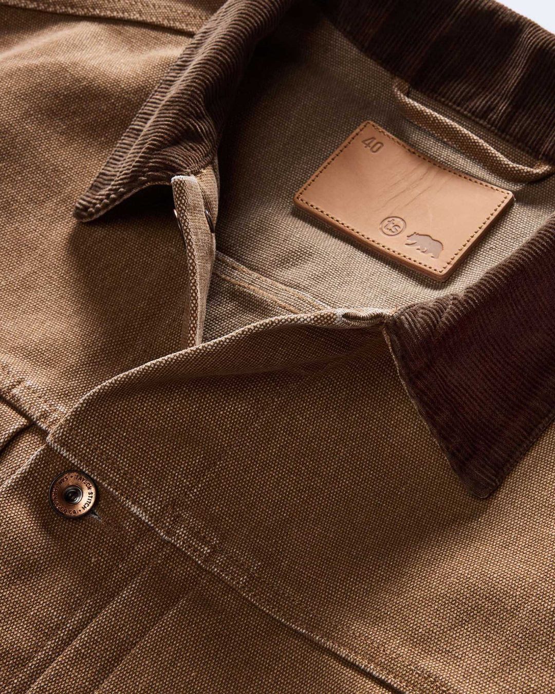 Taylor Stitch - The Ryder Jacket in Tobacco Chipped Canvas
