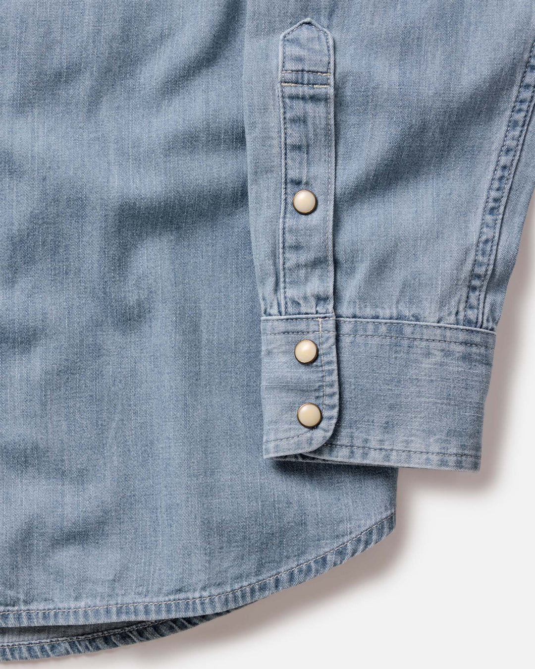 Taylor Stitch Glacier Shirt - Washed Indigo Selvedge Denim