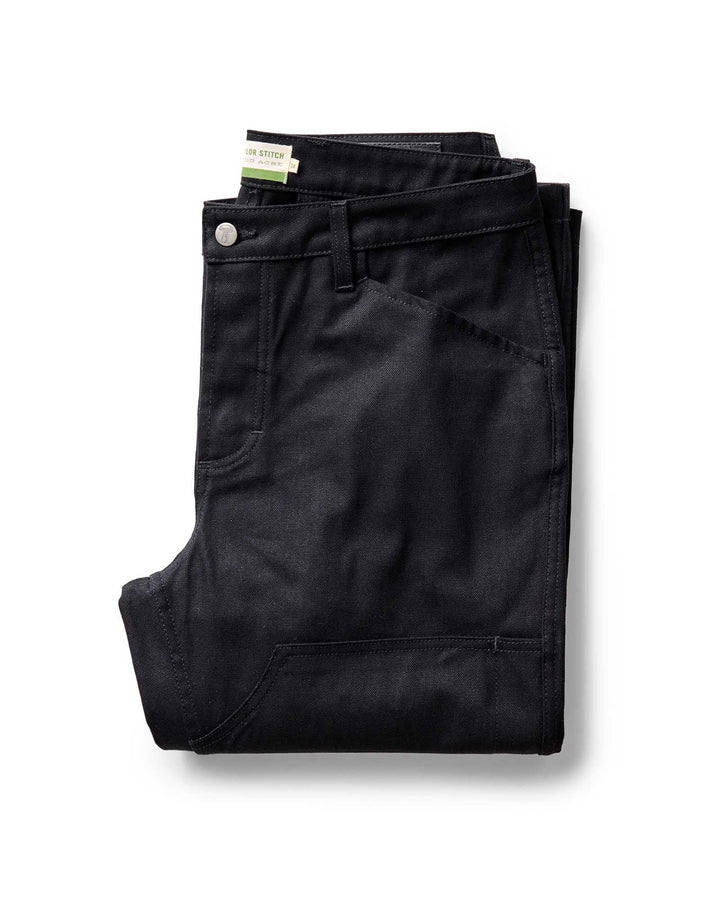 Taylor Stitch - The Good Acre Chore Pant in Black Canvas