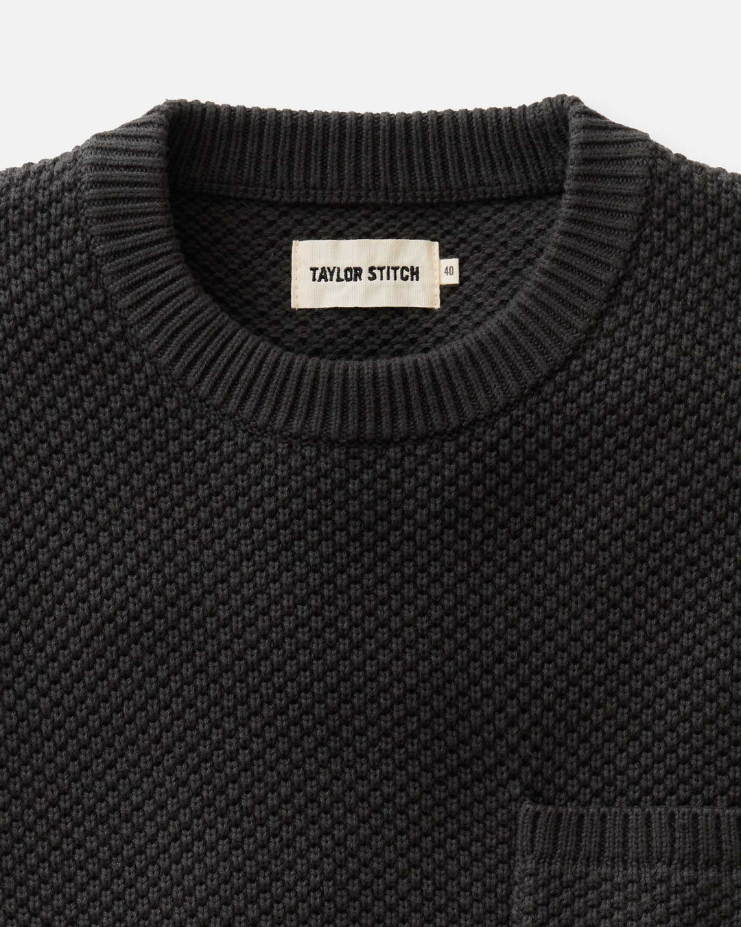 Taylor Stitch Crawford Crew Sweater - Charcoal