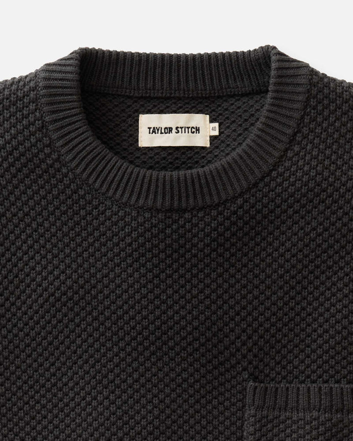 Taylor Stitch Crawford Crew Sweater - Charcoal