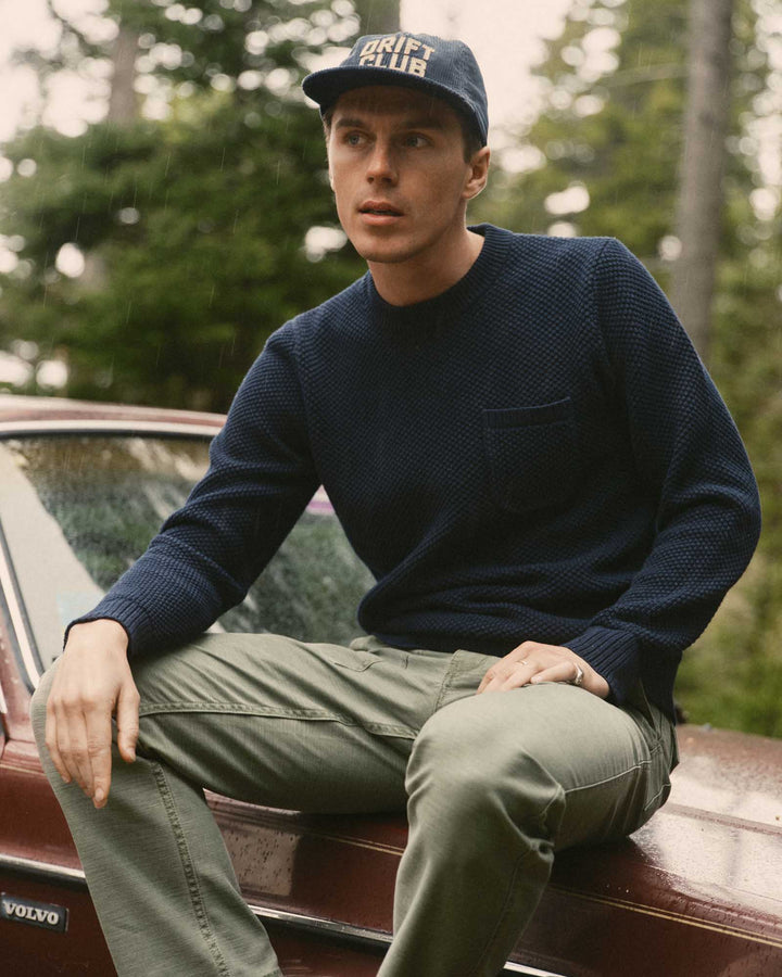 Taylor Stitch Crawford Crew Sweater - Navy
