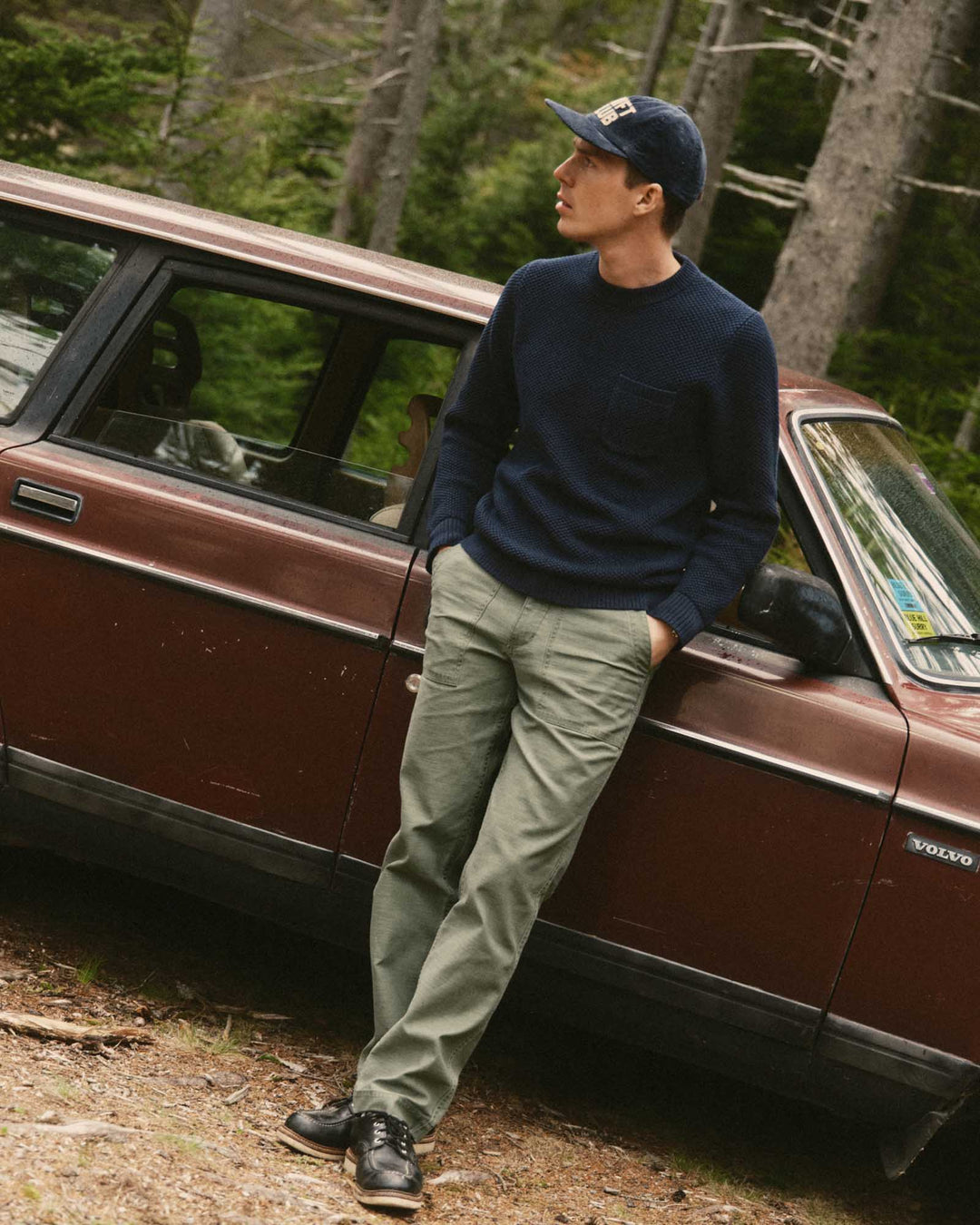Taylor Stitch Crawford Crew Sweater - Navy