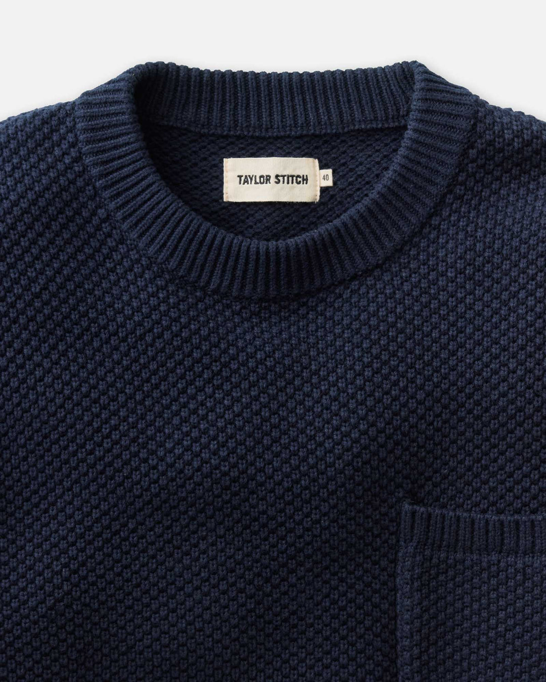 Taylor Stitch Crawford Crew Sweater - Navy