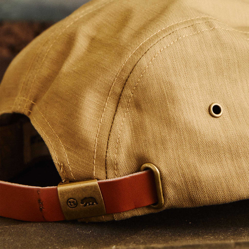 Taylor Stitch The 5-Panel Cap - Khaki Reverse Sateen