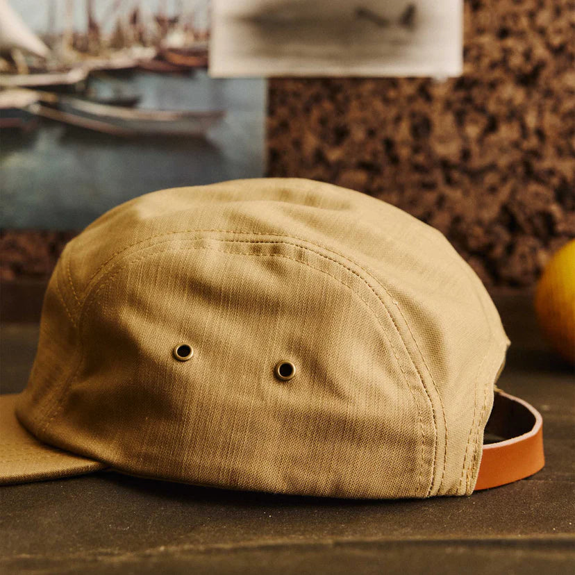 Taylor Stitch The 5-Panel Cap - Khaki Reverse Sateen