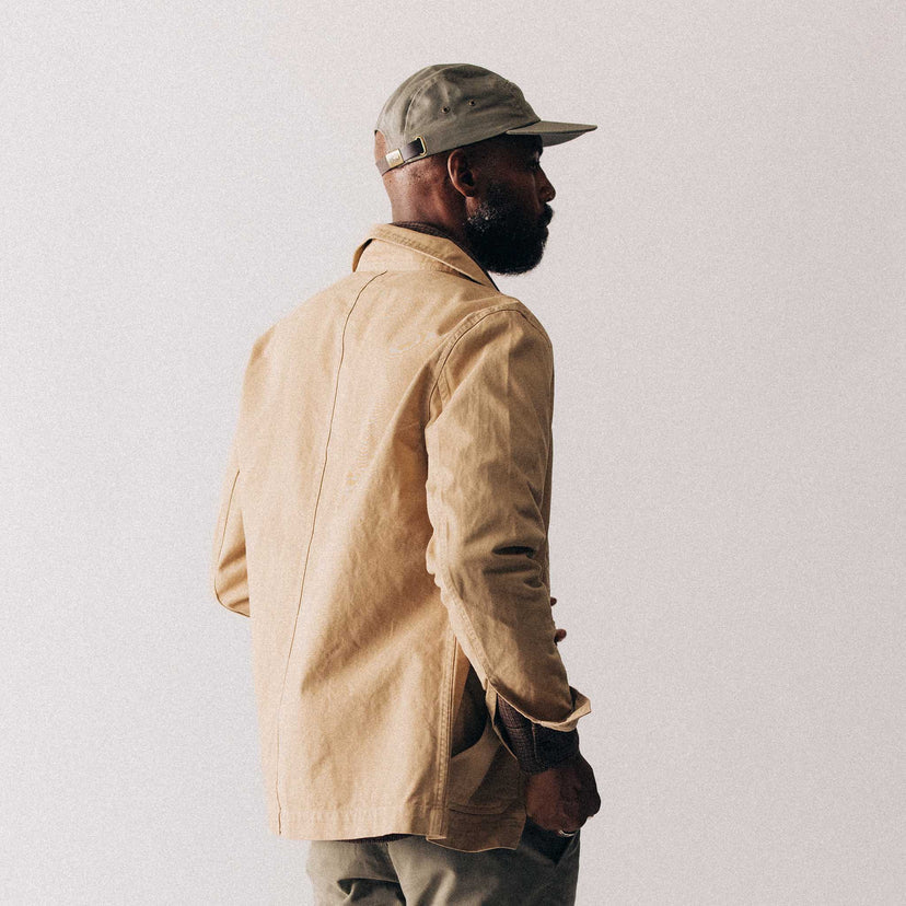 Taylor Stitch The 5-Panel Cap - Field Olive Reverse Sateen