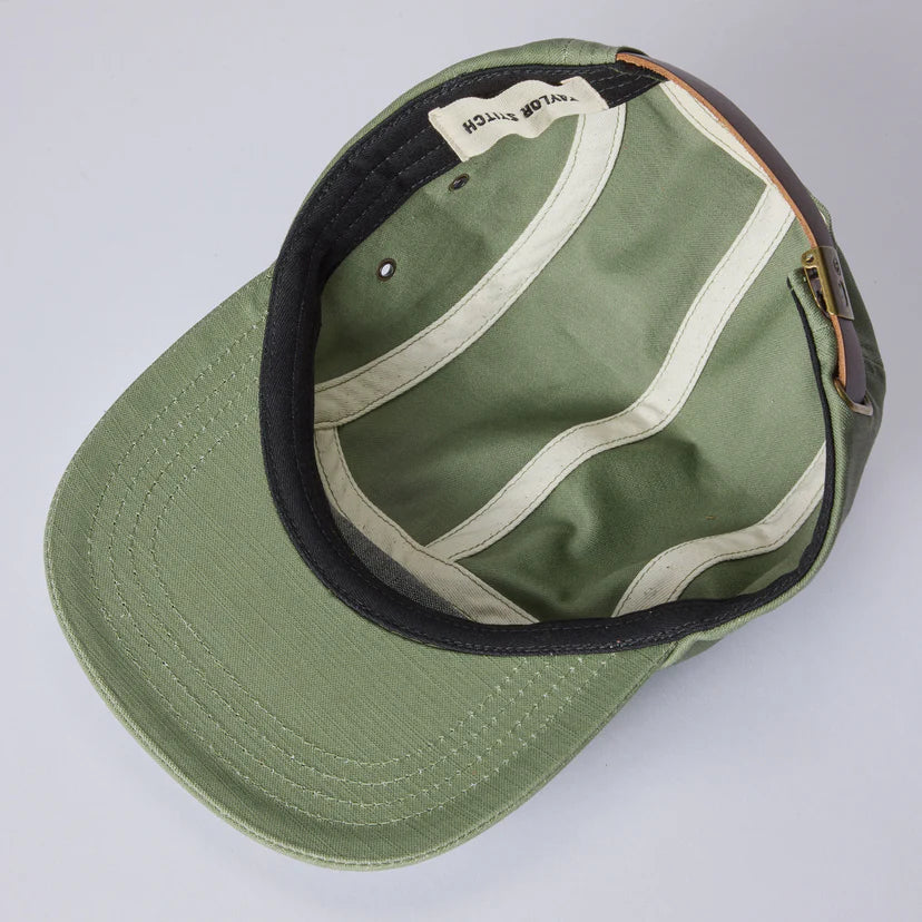 Taylor Stitch The 5-Panel Cap - Field Olive Reverse Sateen
