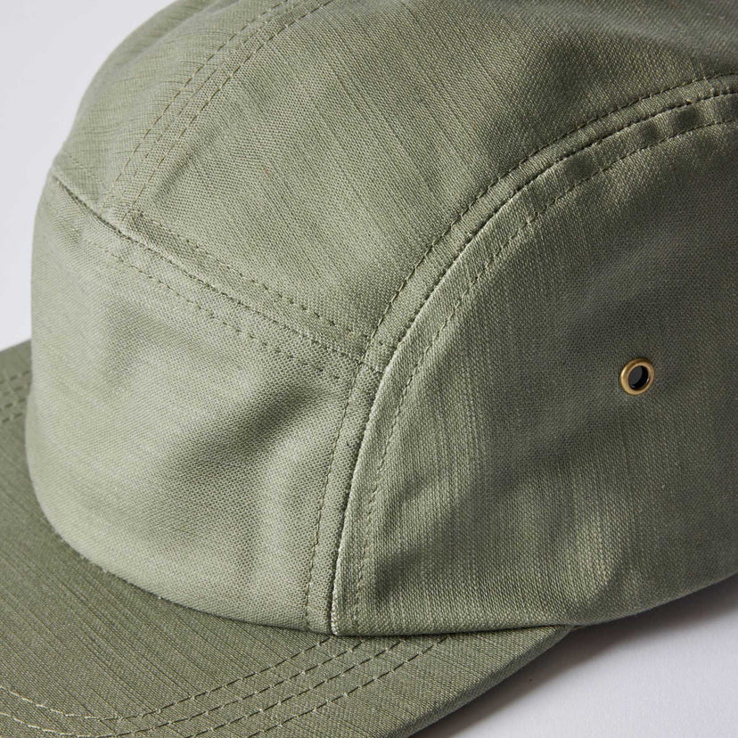 Taylor Stitch The 5-Panel Cap - Field Olive Reverse Sateen