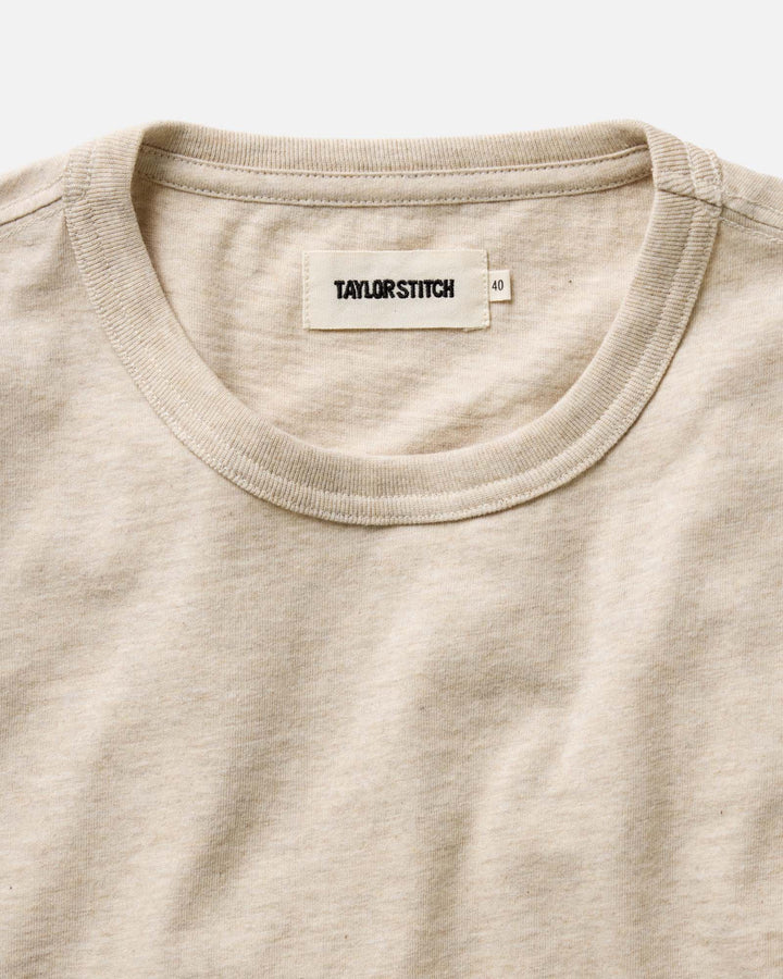 Taylor Stitch - The Organic Cotton Long Sleeve in Heather Oat