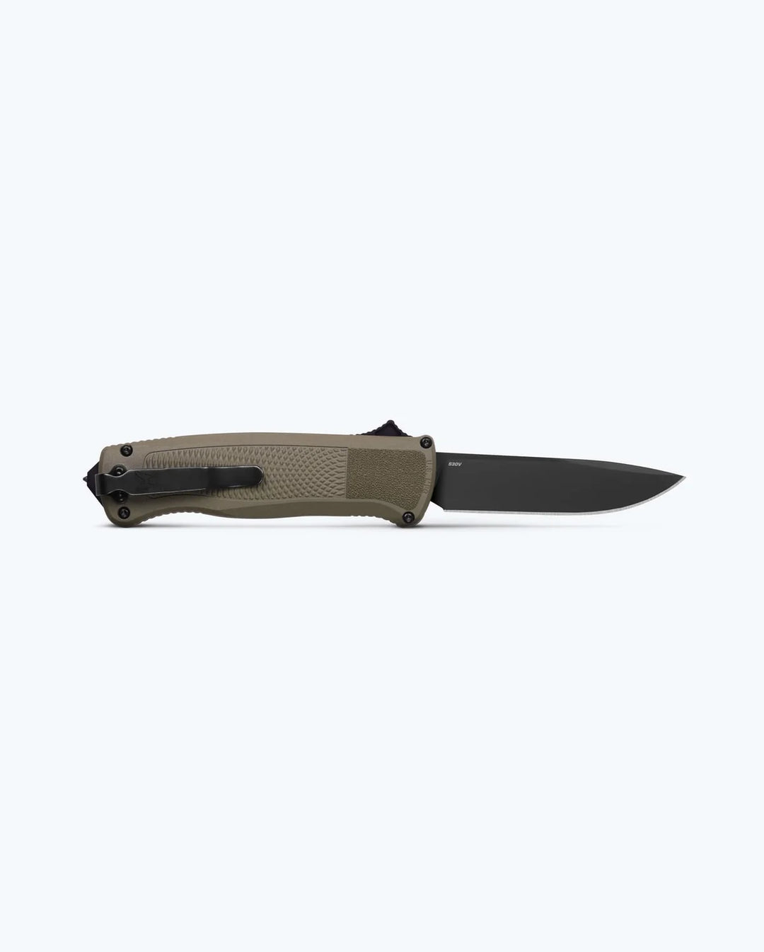 Benchmade Shootout - Ranger Green Grivory Drop-point