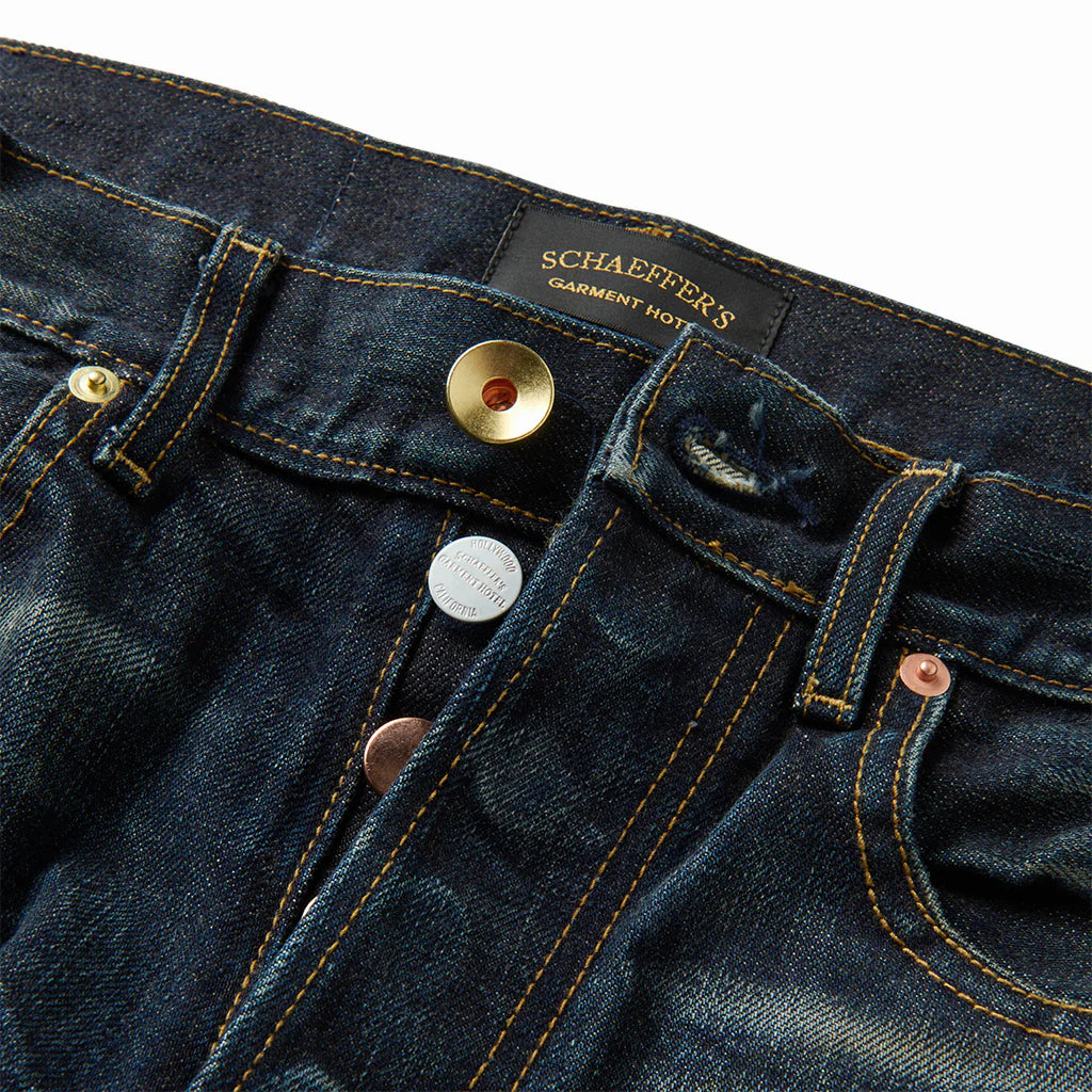 Schaeffer's Garment Hotel 103 Artist Patina Indigo Washed Jean