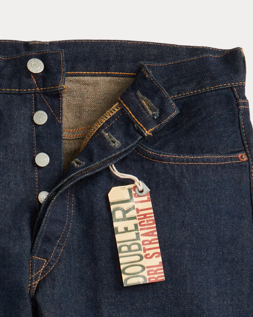 RRL Straight Fit Once-Washed Selvedge Jean