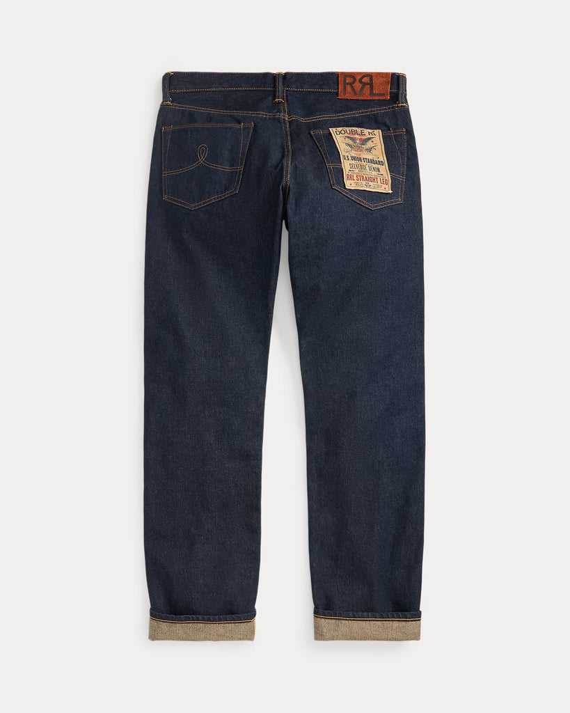 RRL Straight Fit Once-Washed Selvedge Jean