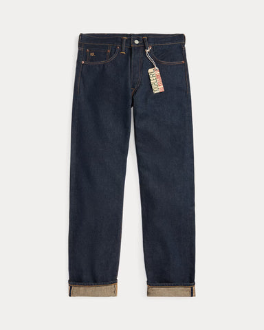 RRL Straight Fit Once-Washed Selvedge Jean