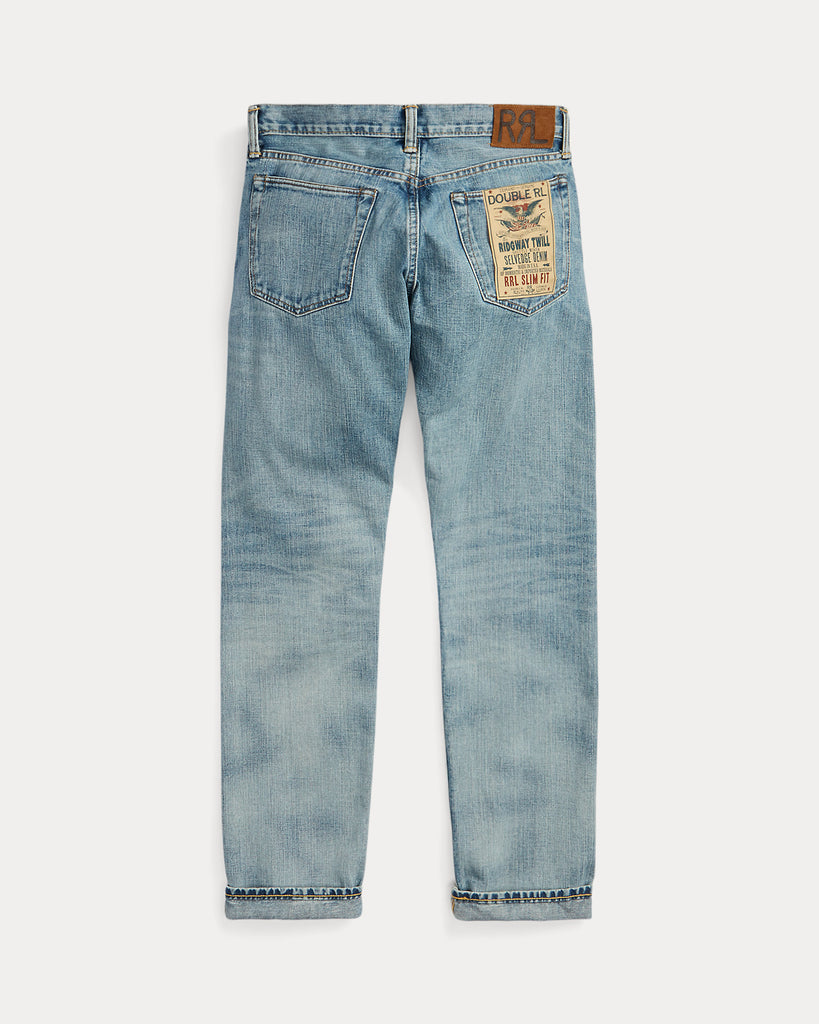 RRL Slim Fit Otisfield Selvedge Jean - Otisfield Wash