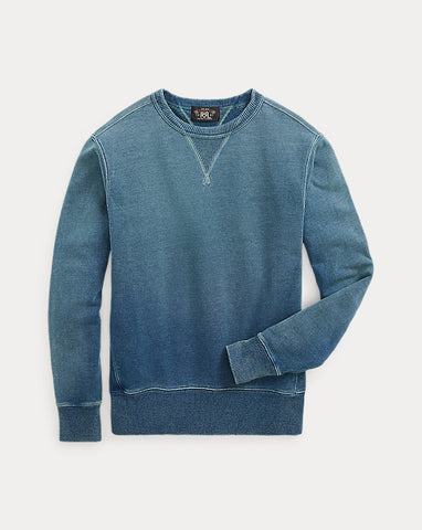 RRL Indigo French Terry Sweatshirt