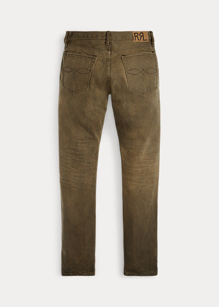 RRL Slim Fit Distressed Brown Jean – Berkeley Supply